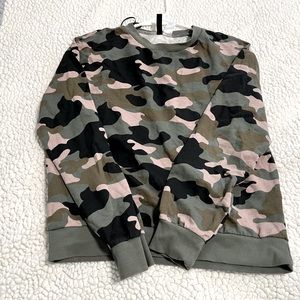 Pink and Green Camp sweater